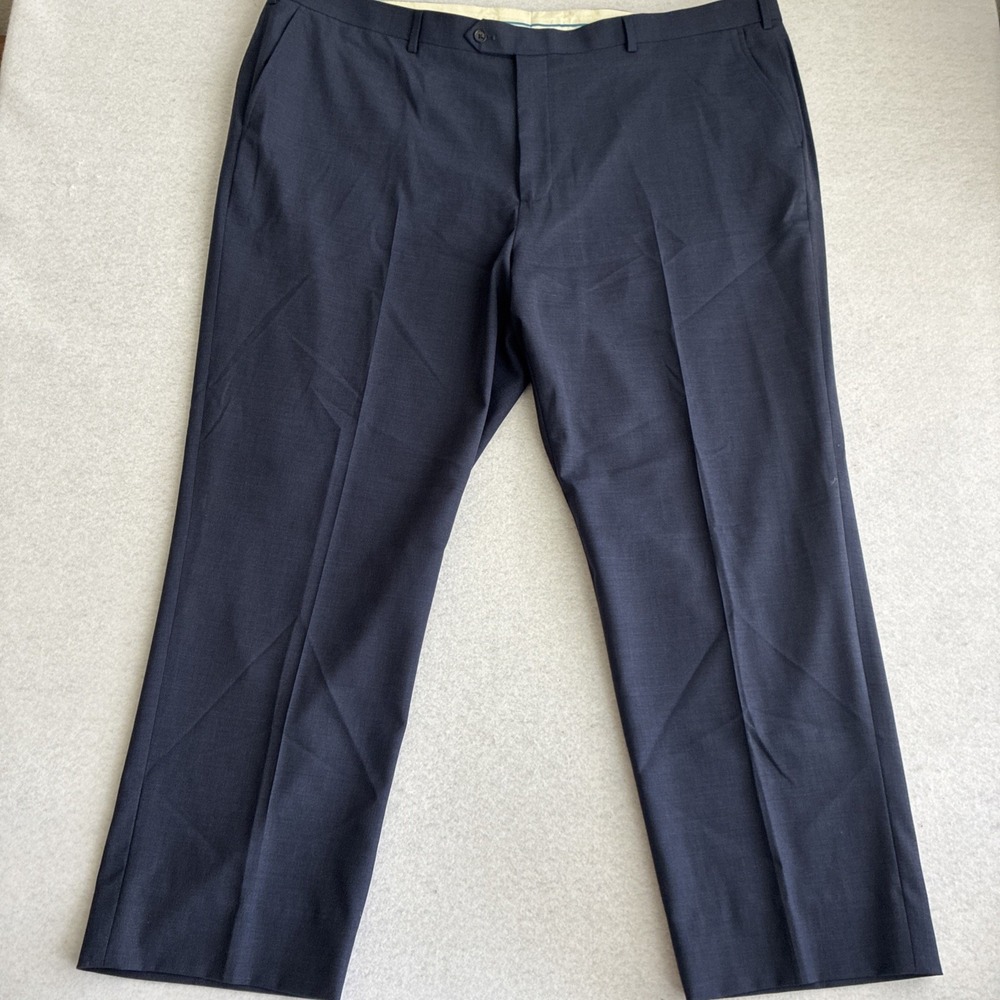 Brooks Brothers The Explorer Collection Navy 100% Wool Dress Pants Size 50x31